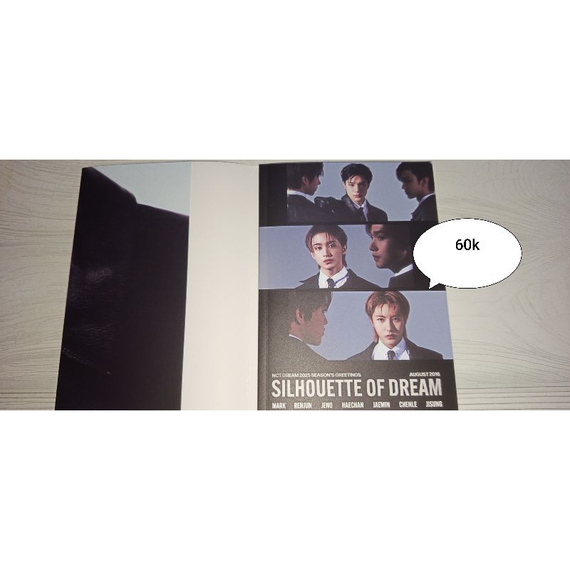 NCT DREAM SEASON GREETING 2025, SET MARK, SET JENO, COVER DIARY, ALBUM NCT DREAM CONSTRUCT SEALED