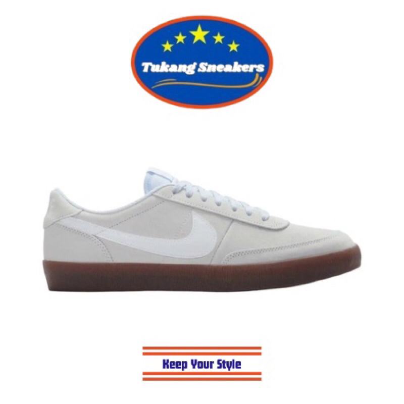 Sepatu Sneakers Pria Nike Killshot 2 Grey White NIKFQ8903004