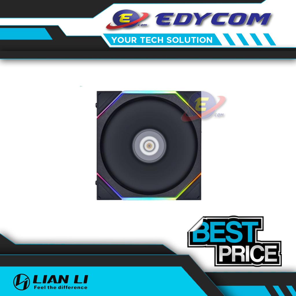 FAN CASE LIAN LI UNI FAN TL140 BLACK Single Pack
