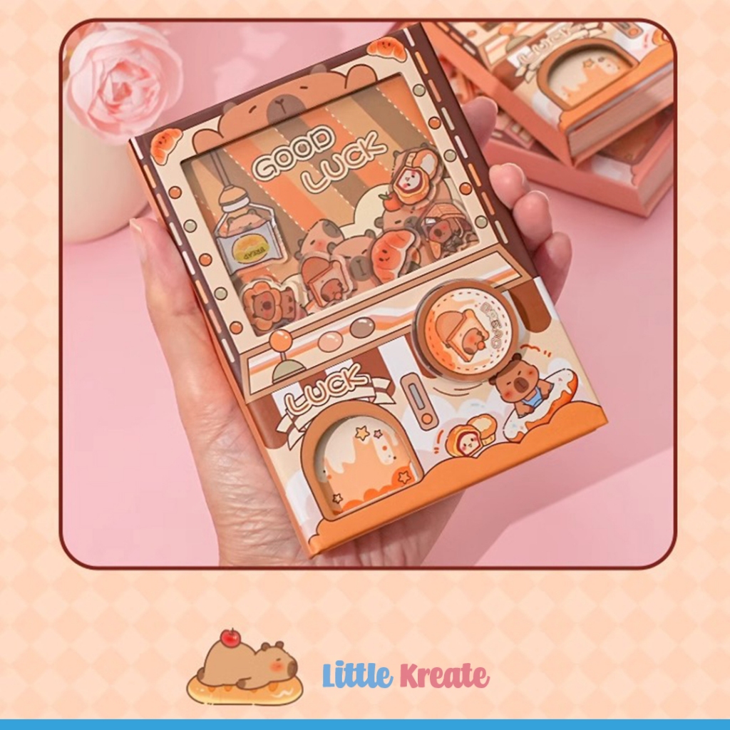 

Gachapon Notebook - Buku Tulis Mesin Gacha - Note Book Egg Twister - Vending Machine