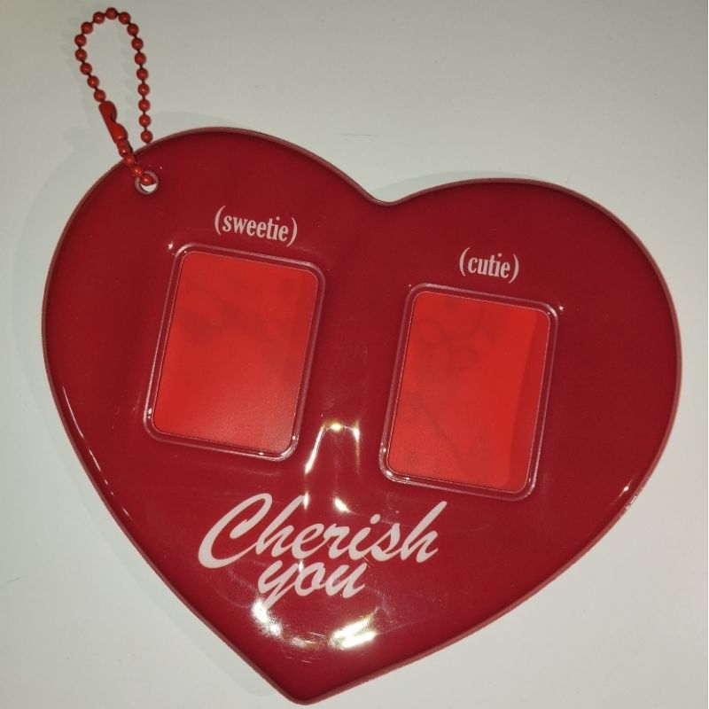 

id photo holder heart cherish you - preloved