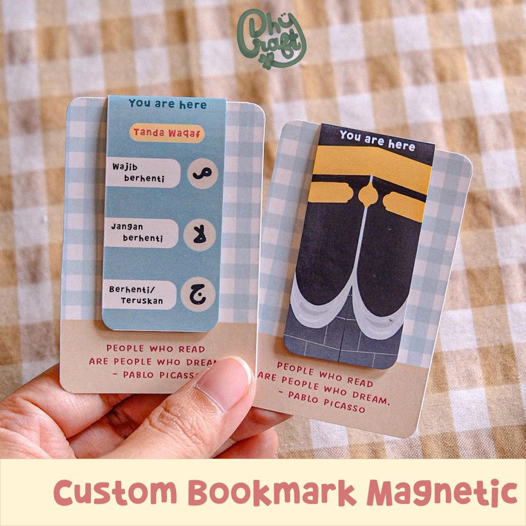 

Custom Bookmark Magnetic // Pembatas Buku Magnet by Dhycraft