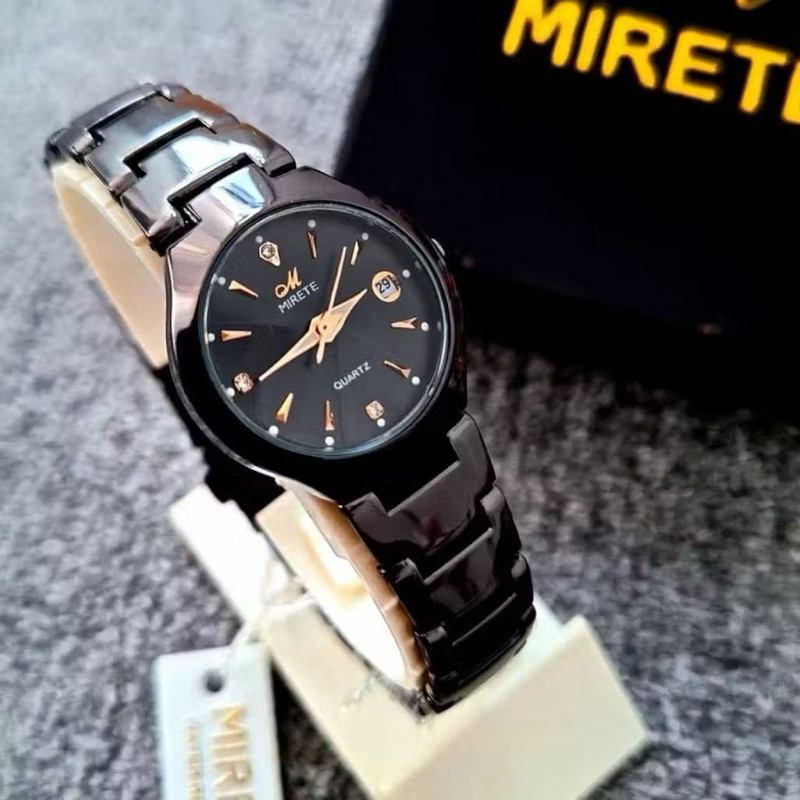 Jam Tangan Wanita Mirate Seri 1085 Original Tahan Air Tanggal Aktif