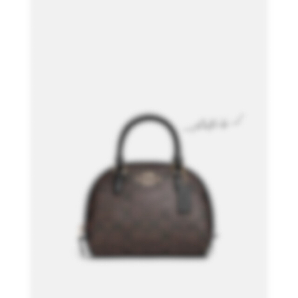 TAS WANITA SYDNEY SATCHEL IN SIGNATURE BLACK BROWN