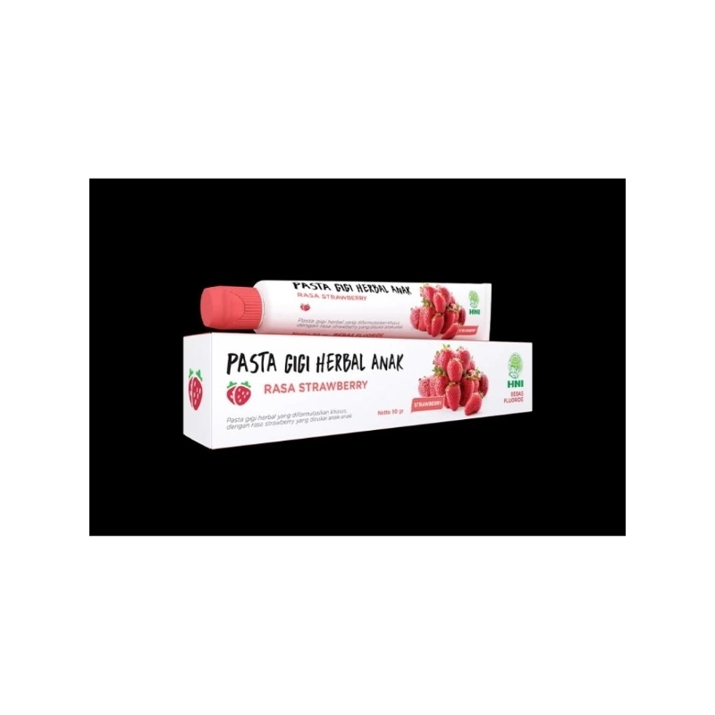 PASTA GIGI HERBAL ANAK RASA STRAWBERRY HNI HPAI. * Herbal 100% Ori. * Dapatkan Dengan Harga Grosir. 