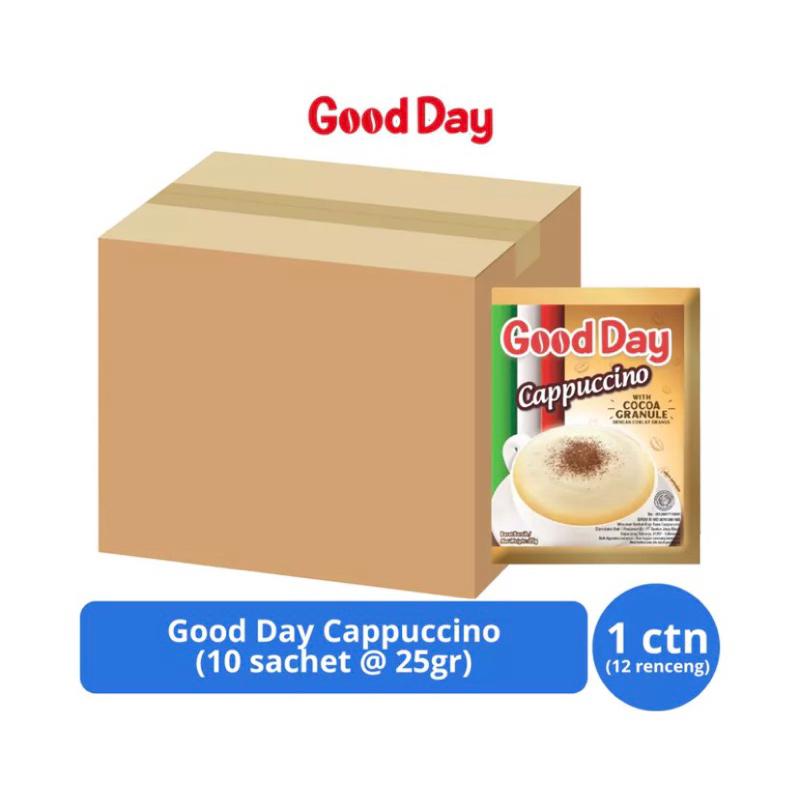 

1 DUS GOOD DAY CAPUCINNO isi 12renceng