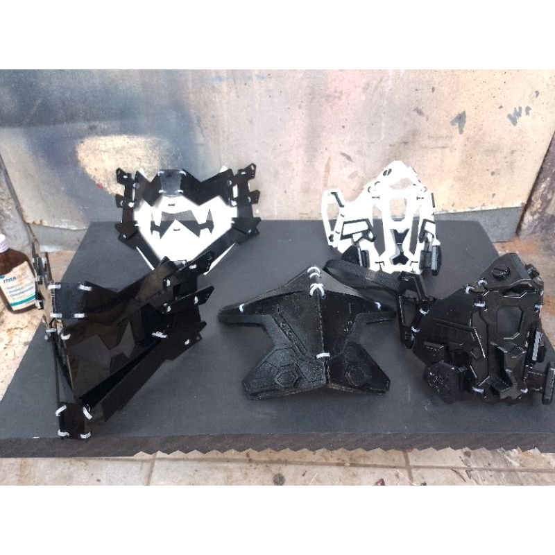 cyber mask Cyberpunk Mask Techwear mask HALF MASK