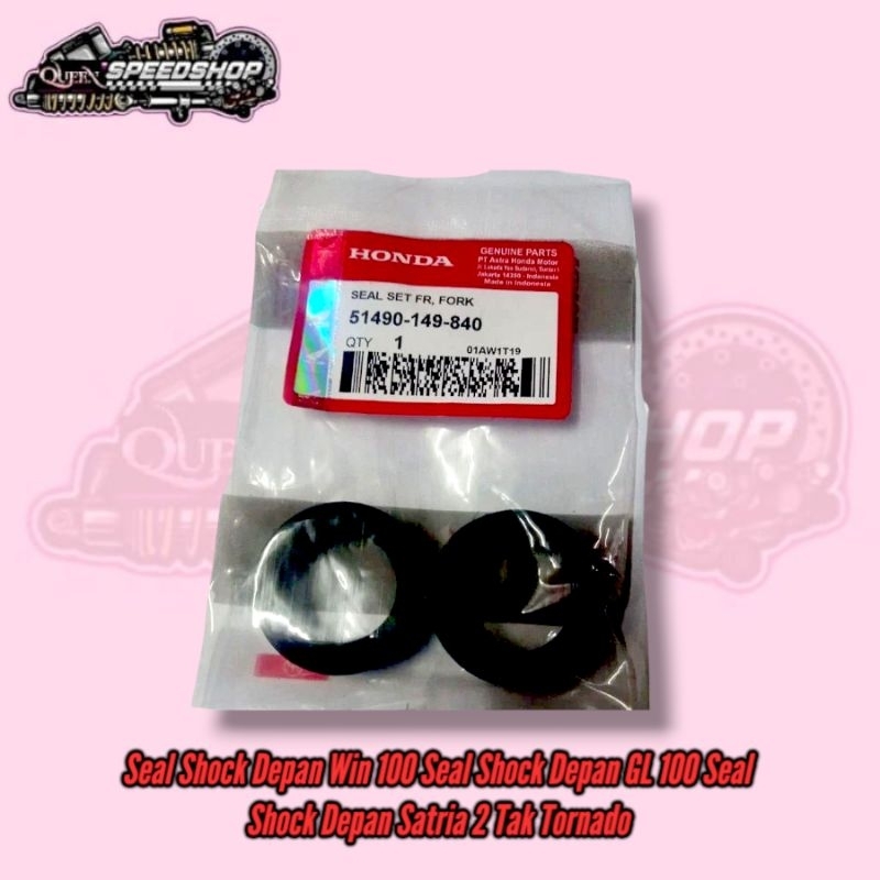 Seal Shock Depan Win 100 Seal Shock Depan GL 100 Seal Shock Depan Satria 2 Tak Tornado
