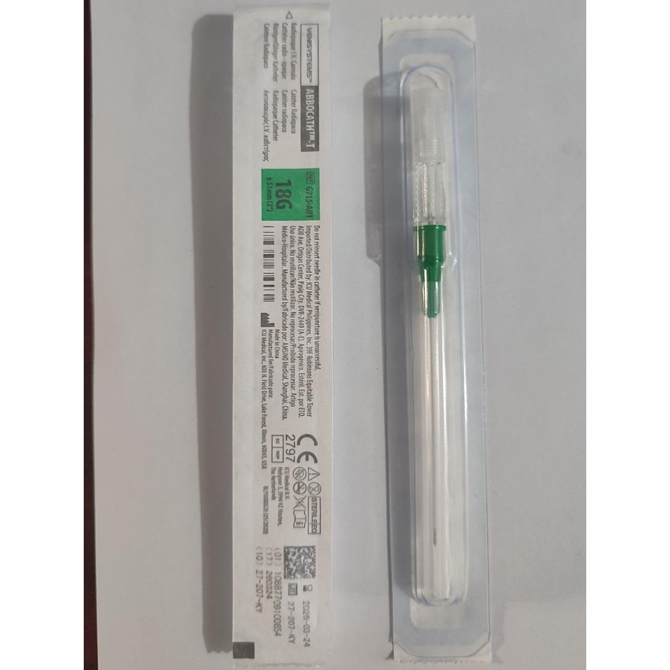 Jarum Infus ABBOCATH ABBOTH NO 18G