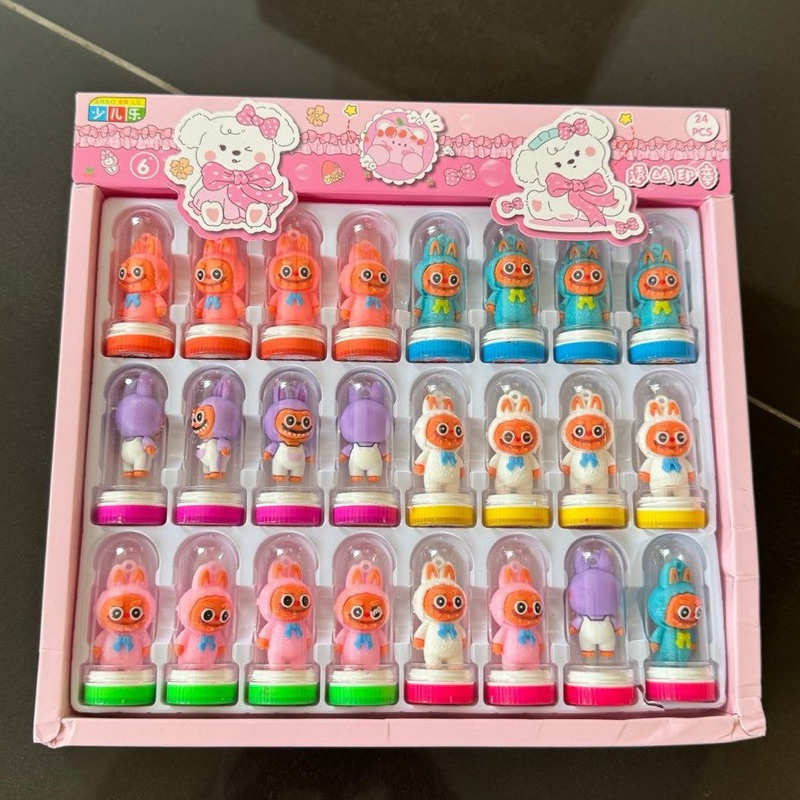 

Set Stempel Karakter Lucu LABUBU | Stempel Anak Kreatif | Mainan Edukatif