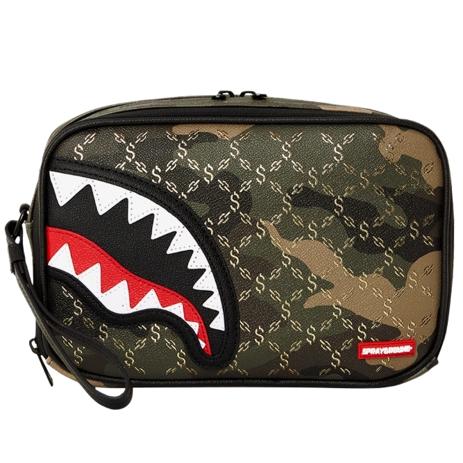Sprayground Lasers Blazin Brickside Toiletry / Tas Branded Original