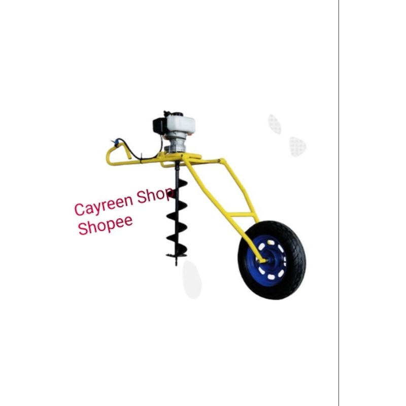 Mesin Bor Tanah Firman FPD 52SP #  Eart Auger Firman + Mata Bor Tanah 12 Inch