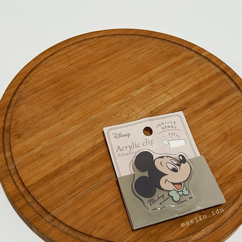

MICKEY MOUSE Acrylic Clip Klip Kertas Mickey Mouse Disney