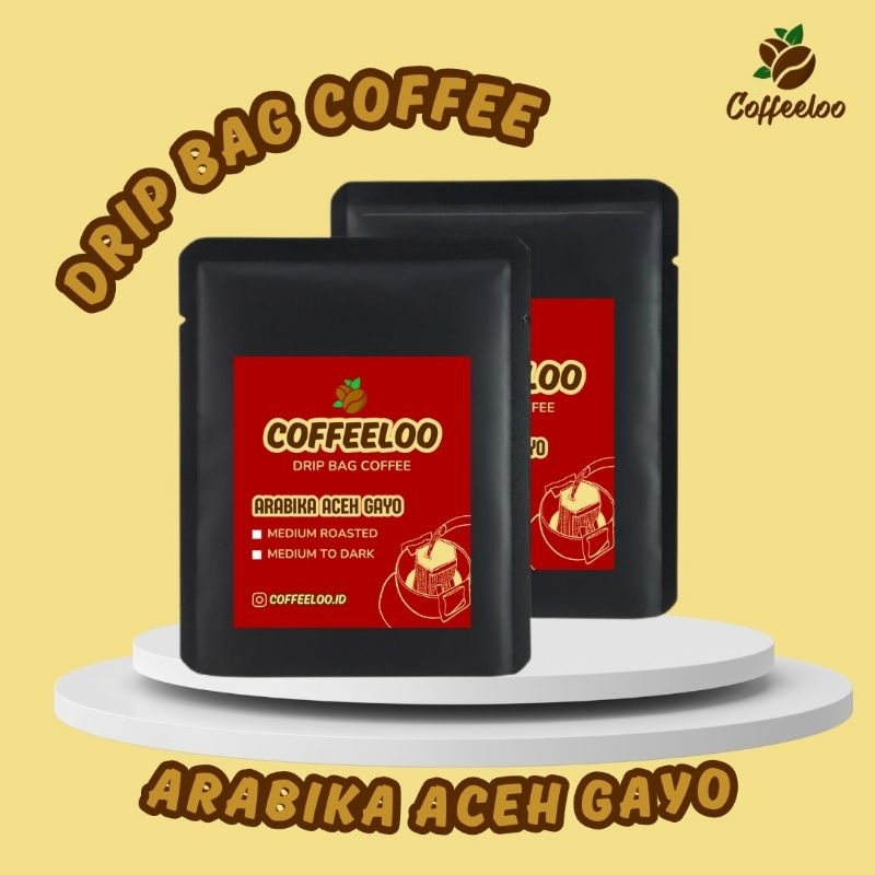 

COFFEELOO Arabika Aceh Gayo Kopi Drip Bag 10gram