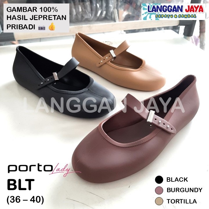 PORTO LADY BLT (36-40) - Sepatu Karet |  Balerina | Flatshoes | Mary Jane | Porto Bandung Original