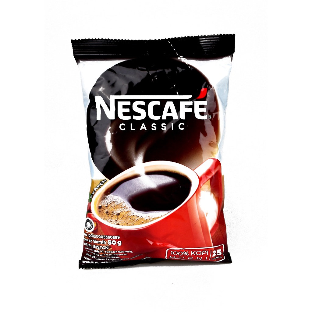 

KOPI HITAM BUBUK NESCAFE CLASSIC 45 GR /90 GR / 120 GR / SACHET ISI 10