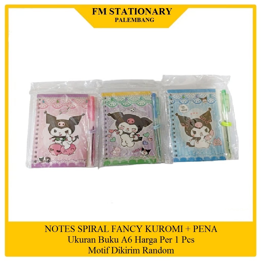 

NOTES SPIRAL FANCY KUROMI + PENA