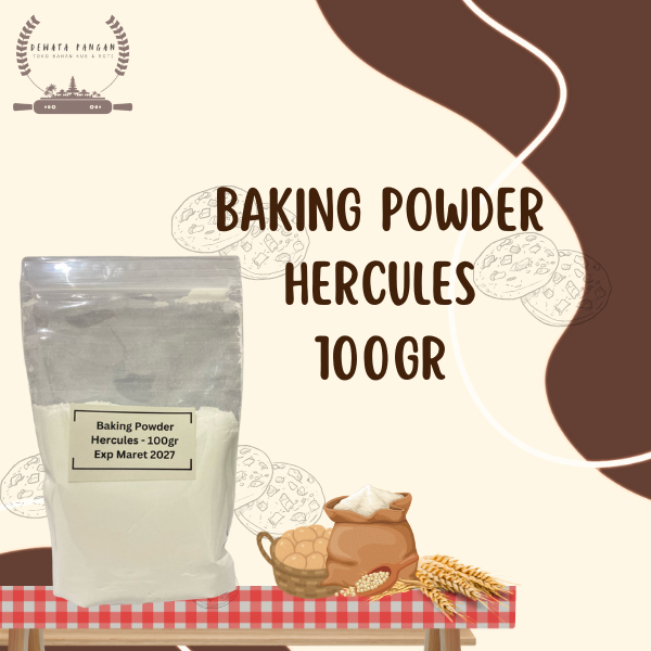 

Baking Powder Hercules Double Acting Kemasan 100gr