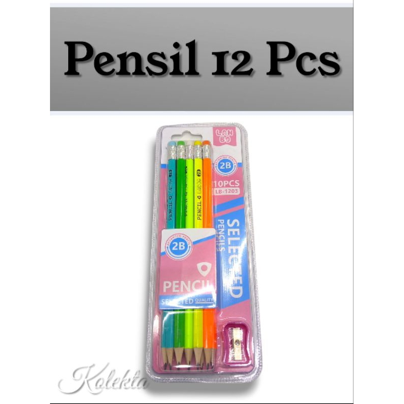

Pencil 2B 10pcs 5 warna LB1203