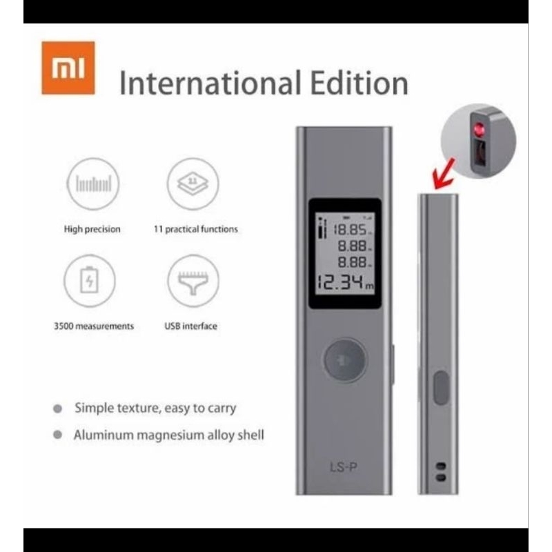 Xiaomi duka laser atuman range finder 40 m 60 M