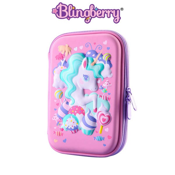 

BLINGBERRY Kotak Pensil 3D Timbul Unicorn Lollypop Pencil Case Anak Perempuan Tempat Pensil Unicorn Kotak Pensil Lollypop Unicorn kado ultah anak perempuan hadiah ultah anak cewe