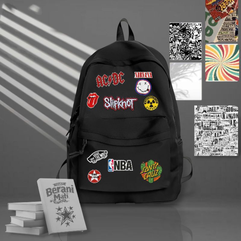 backpack tas ransel sekolah distro casual tas ransel pria keren terbaru