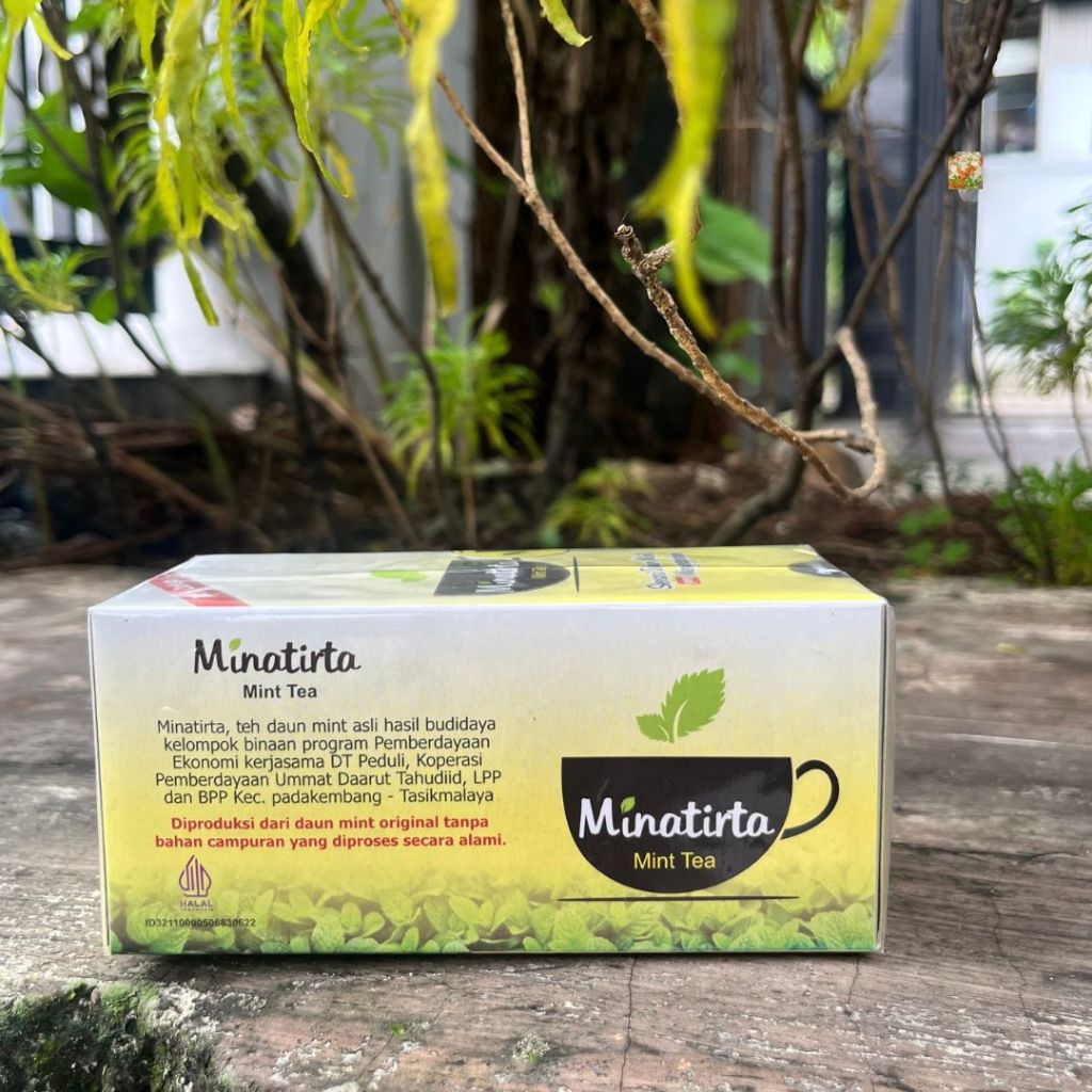 

mint tea mina tirta teh daun mint asli