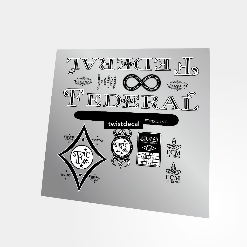 DECAL FEDERAL RIVENDELL BIKE
