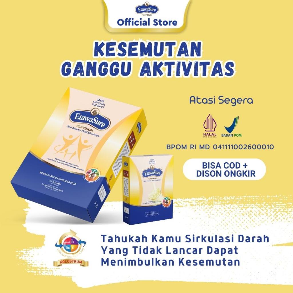 

Etawasure Platinum – Dukung Kesehatan Tulang & Cegah Osteoporosis