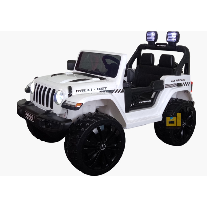 mobil aki jeep m-8288 eva, putih