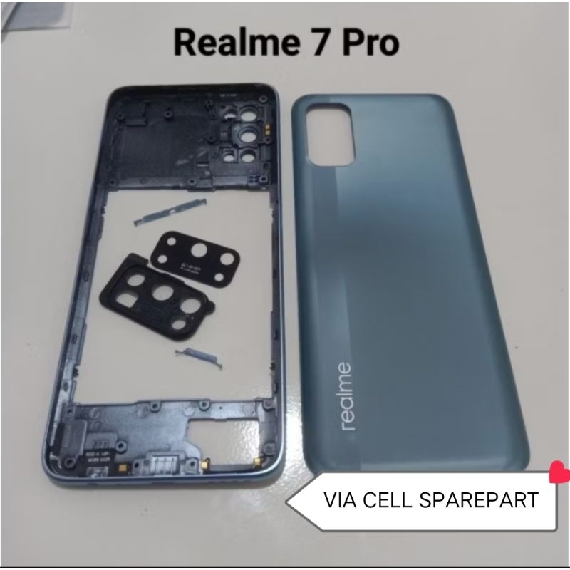 Casing Realme 7 Pro Kesing Cessing Fullset Backdoor + Bezel Bazzel Realme 7 pro