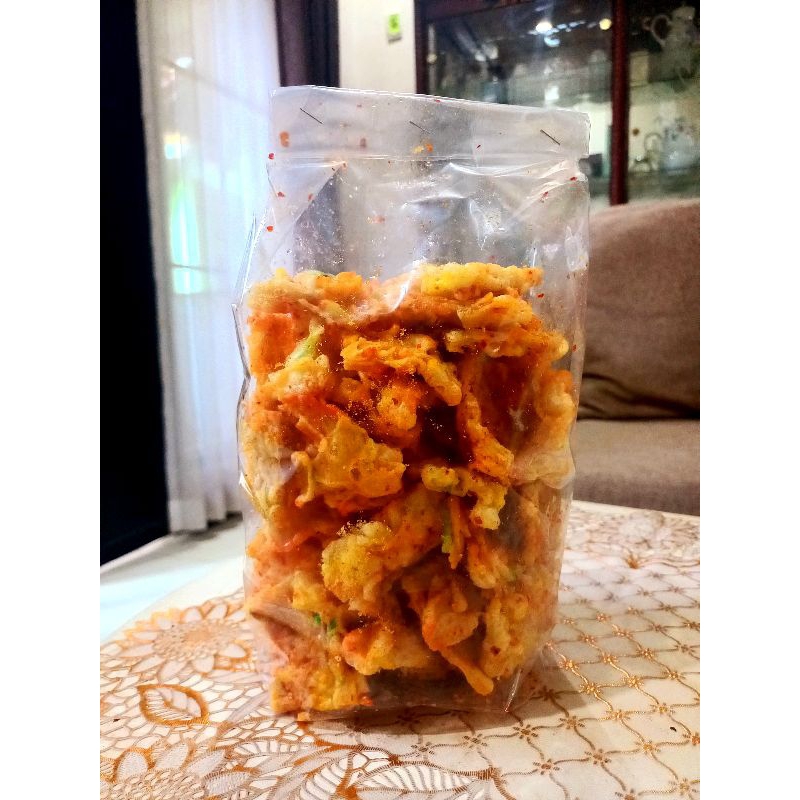 

Kerupuk Cipuk Pedas | Cemilan Asin Gurih Pedas | Pre Order