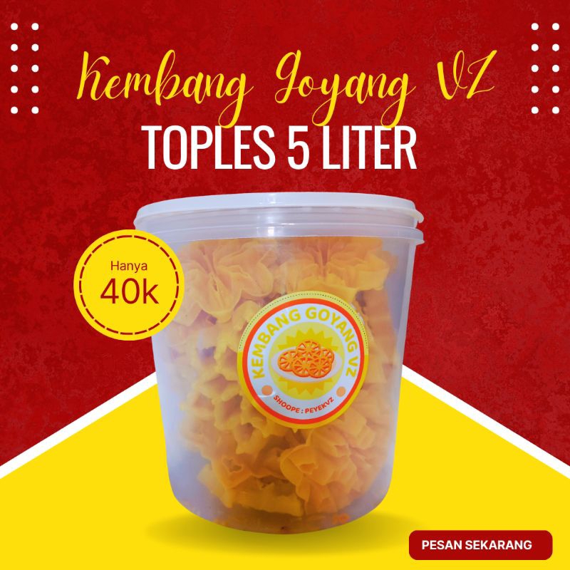 

KEMBANG GOYANG VZ | TOPLES 5 LITER | RASA MANIS GURIH RENYAH