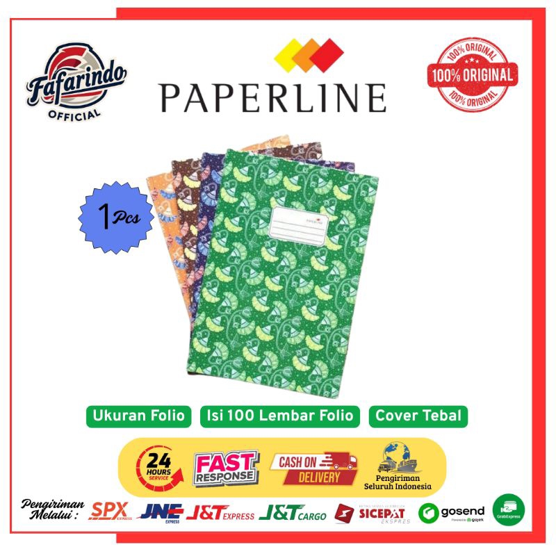 

Paperline Buku Folio Bergaris