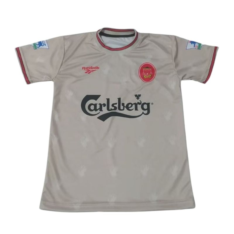 Jersey Retro Bola Liverpool Away 1995 Printing