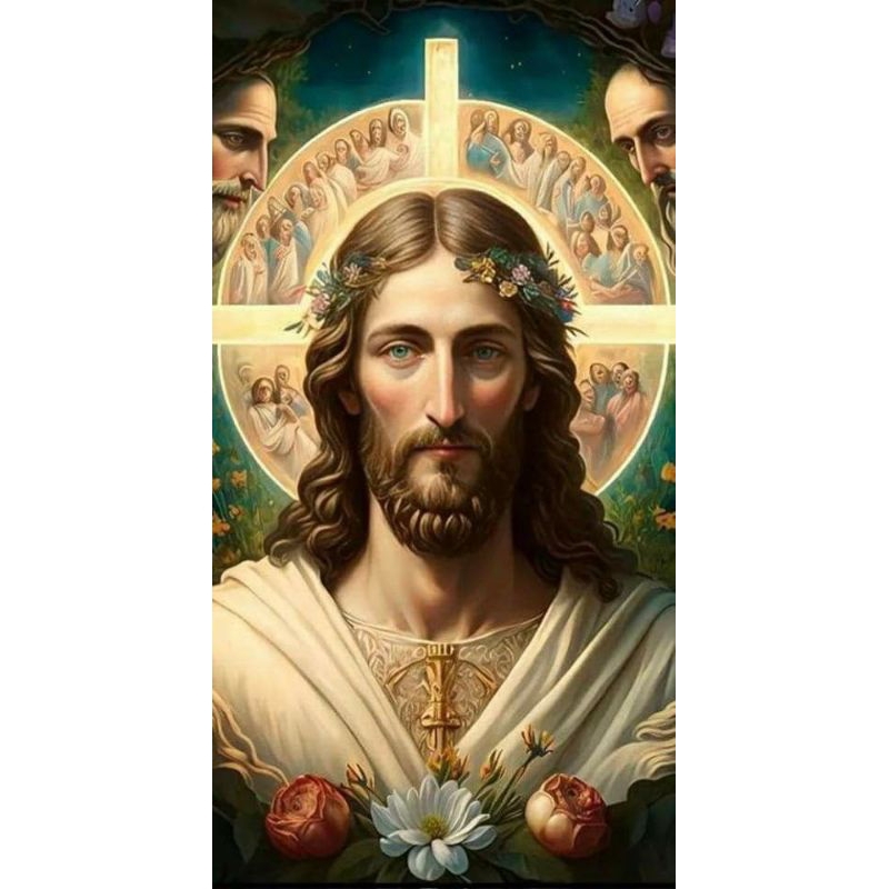 Poster cetak, Tuhan' Yesus, hiasan dinding, Tuhan' Yesus bisa cod