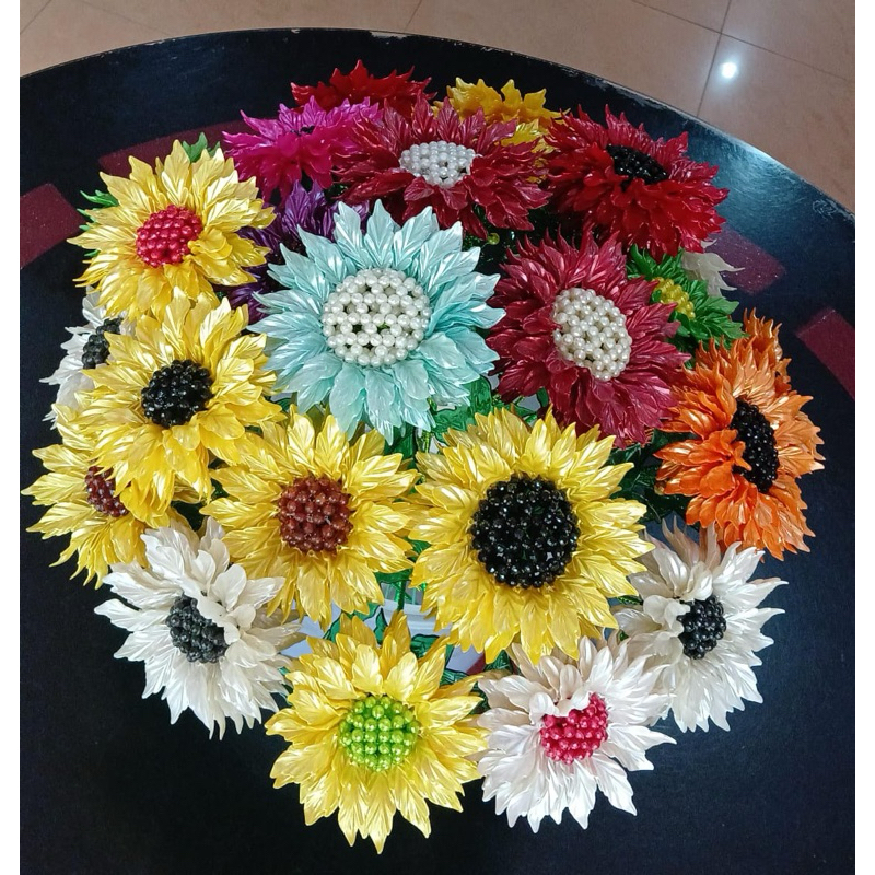 1 Tangkai Bunga Matahari Mutiara