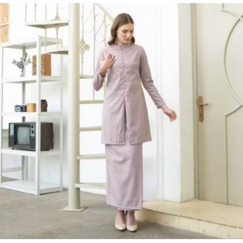 ameraa kurung melayu simpel // baju wanita kekinian // baju kondangan wanita