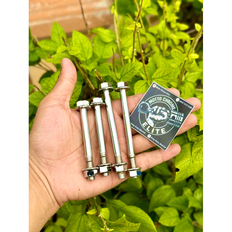 [CHROME] BAUT PANGKON MESIN DEPAN MEGAPRO PRIMUS MP NEW MEGA PRO HIU LAMA GL PRO MAX ORI