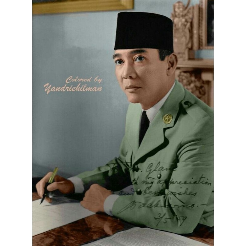 poster cetak jumbo soekarno hatta hiasan dinding macam macam ukuran