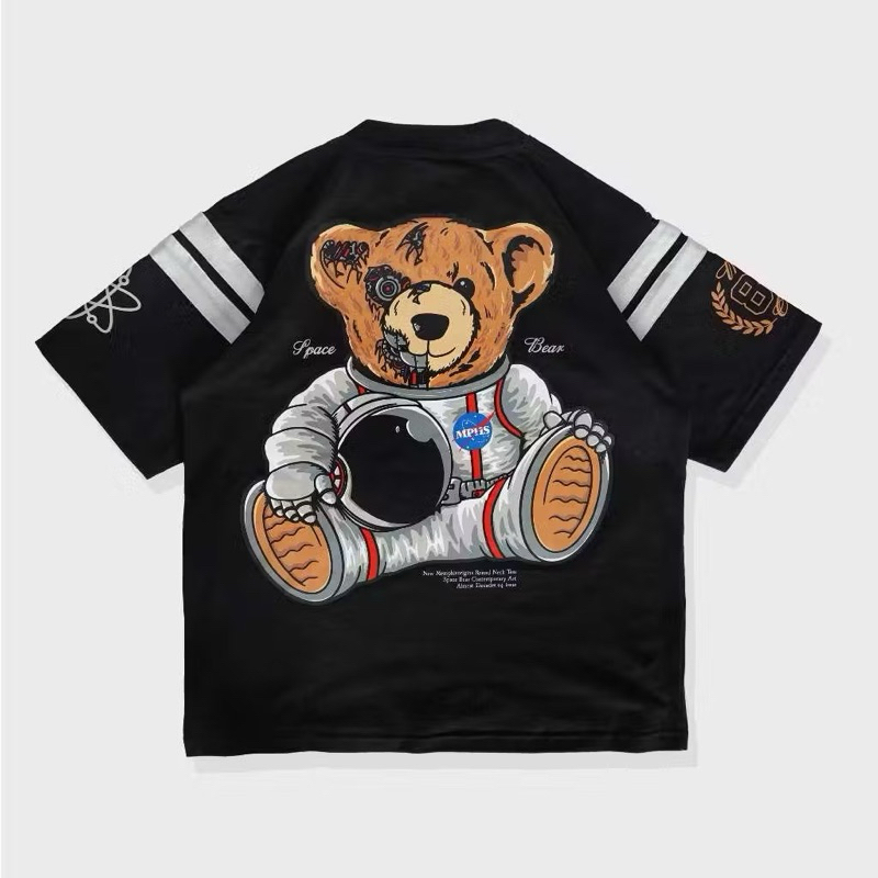 T-Shirt - SpaceBear - Memphis Origins