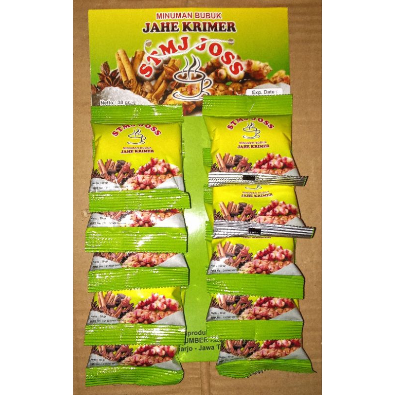 

jahe krimer joss ( STMJ Instan )