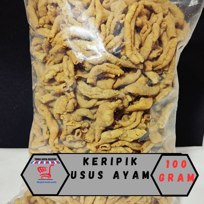 

keripik usus ayam super murah 100 Gram gurih renyah