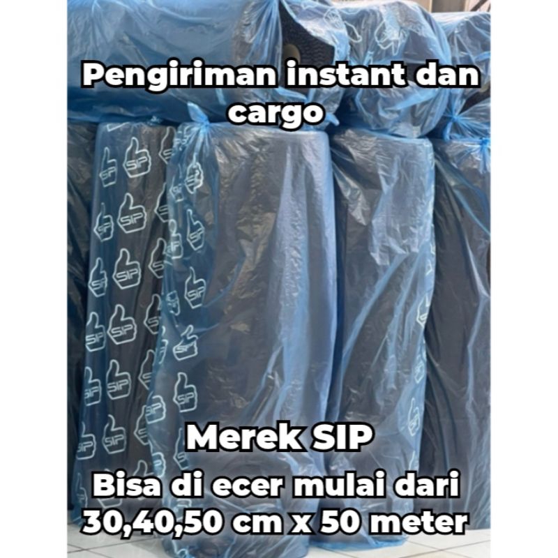 

pengiriman instant dan cargo bubble wrap merek SIP tebal 3.0kg warna hitam bisa di ecer
