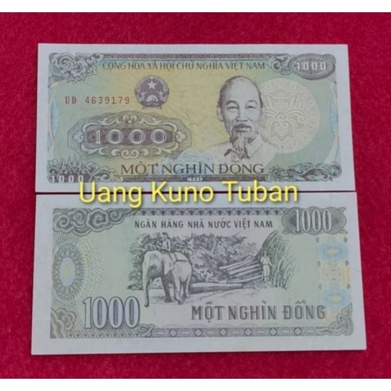 uang asing Vietnam 1000 Dong