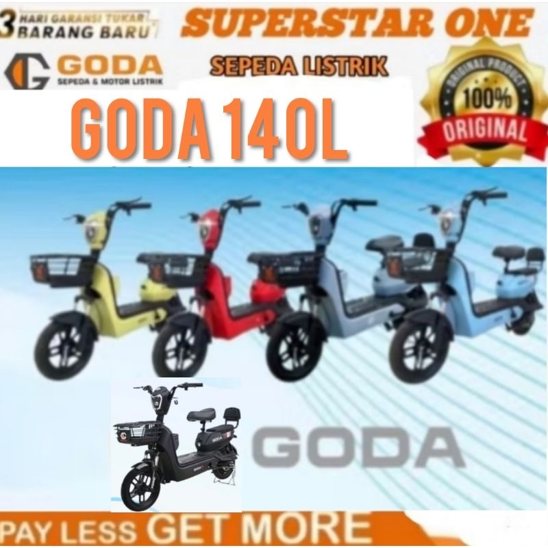 Sepeda Listrik goda 140L Sepeda Listrik goda 140L Sepeda Listrik Goda 140-L Rabbit Terbaru 550W