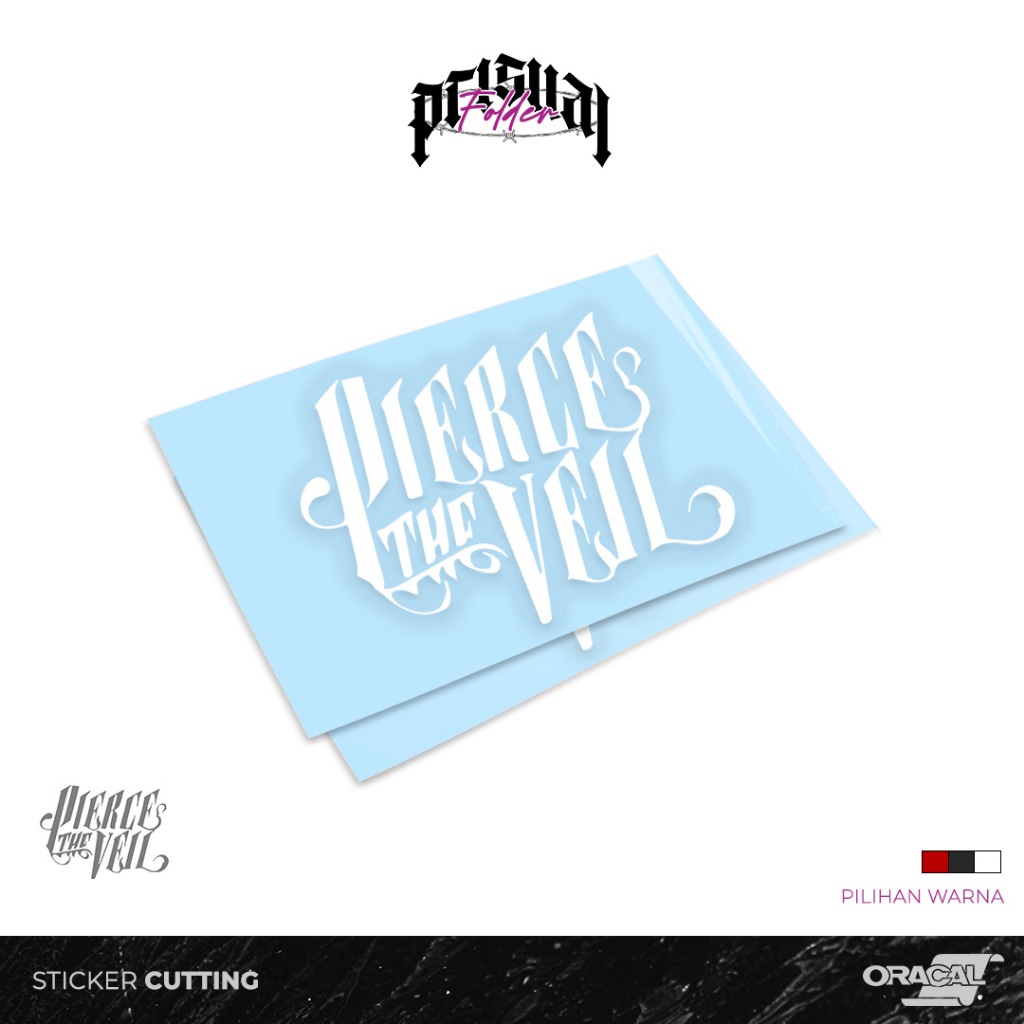 

Cutting Sticker Pierce The Veil | Sticker Band | Stiker | Stiker Reflektif