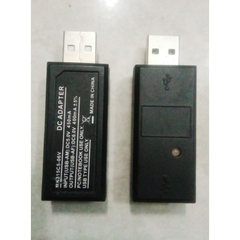 Connektor DC adapter usb male to usb female