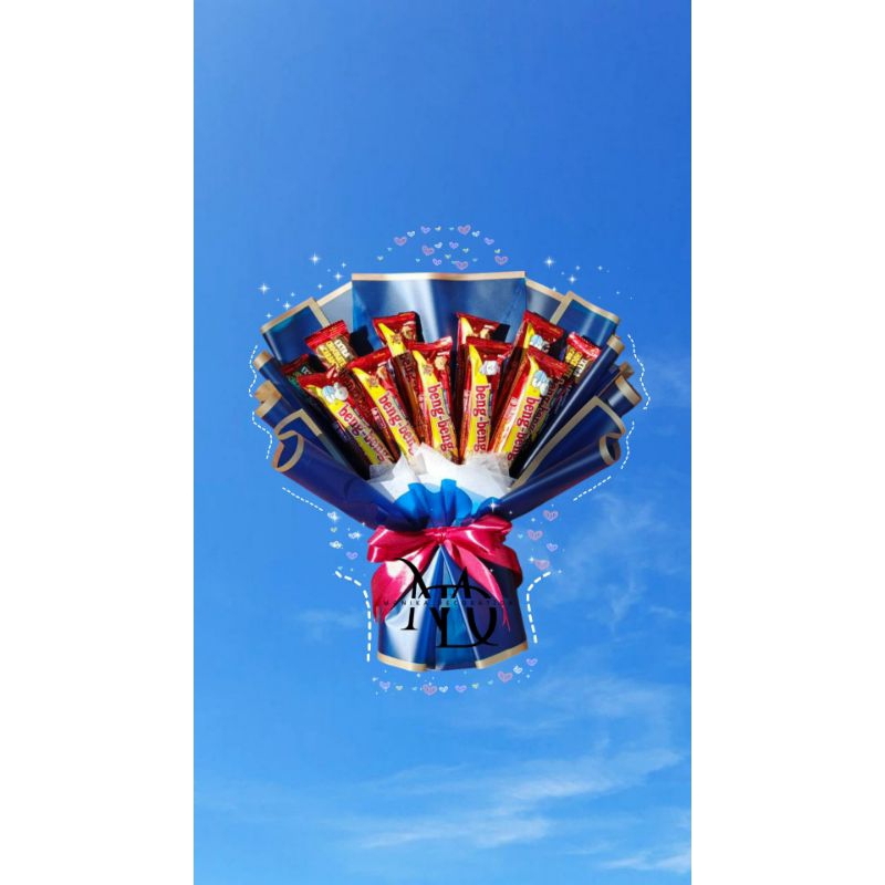 MD8 Buket Snack Kosongan /Bengbeng Murah ,Buket Anak, Buket Ulang Tahun, Buket Graduation, Buket Wis