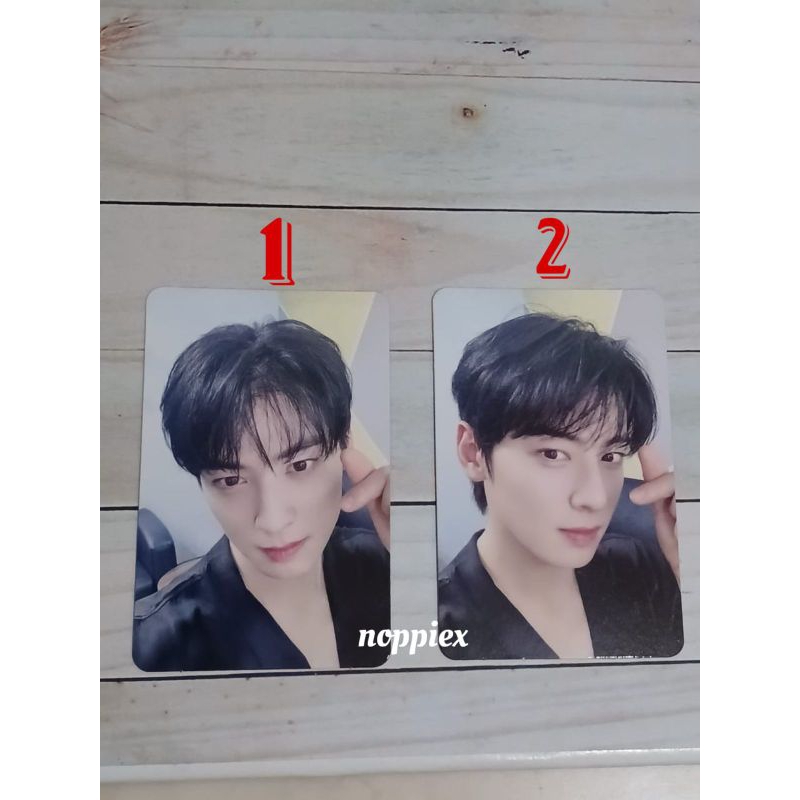 Cha Eun Woo photocard ENTITY MAKESTAR benefit official